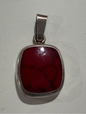 Red  Jasper Stone Pendant